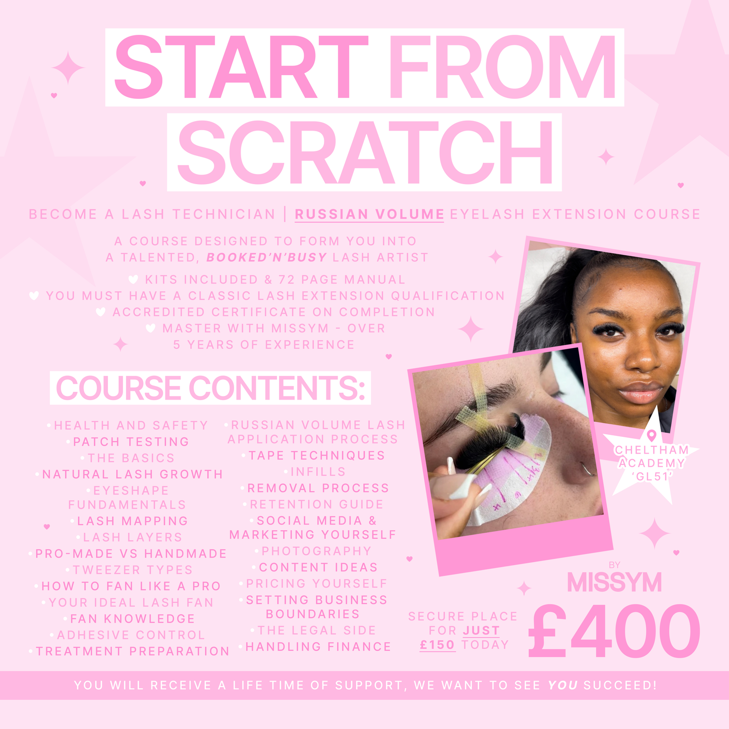 Russian Volume Eyelash Extension Course