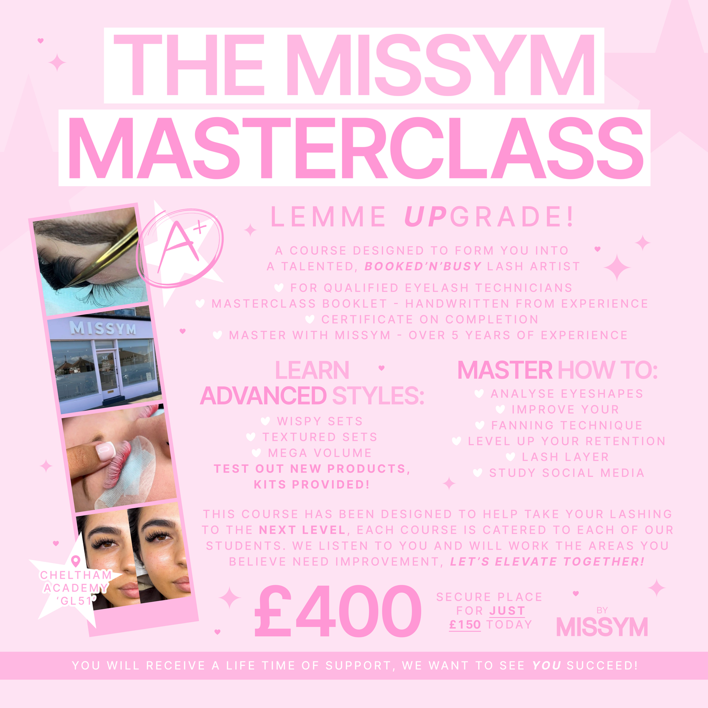 The MissyM 1-1 Upskill course