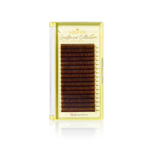 0.05 Brown Eyelash Trays - Sunflower Collection